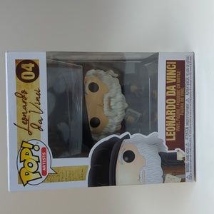 LEONARDO DA VINCI Funko Pop Artists 04 Vinyl Figure